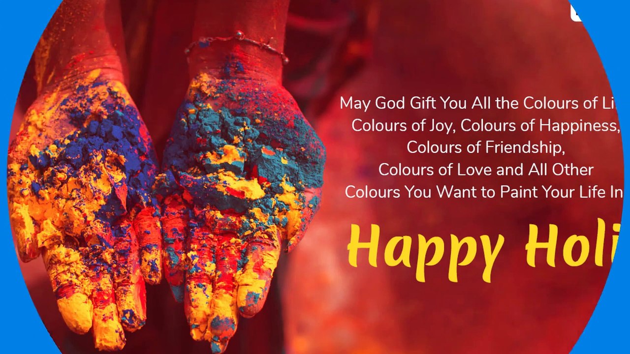 Happy Holi 2020 Messages: Colourful Images and...
