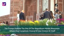 Donald Trump & Melania Walk Hand-In-Hand At The Taj Mahal, Ivanka Finds The Monument ‘Awe-Inspiring