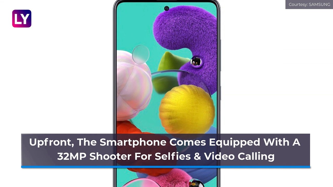 Samsung Galaxy A51 Smartphone Launched in India; Check Price, Variants, Features & Specifications