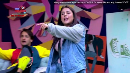 Bigg Boss 13 Episode 83 Sneak Peek 02 | 23 Jan 2020: Shehnaaz Gill Shoves Sidharth Shukla