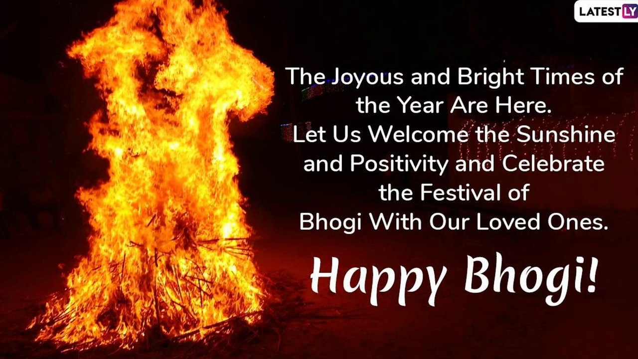 Bhogi 2020 Wishes: WhatsApp Messages, Images, Quotes, SMS To Send ...
