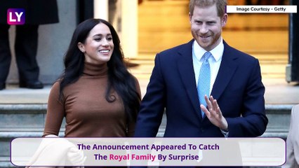Prince Harry And Meghan Announce Their Decision To Step Back As Senior Royals