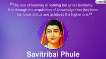 Savitribai Phule Quotes: Remembering Social Reformer With Some Of Her Thoughtful Sayings