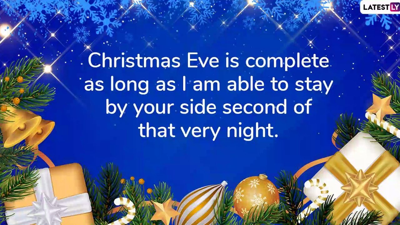 Merry Christmas Eve 2019 Wishes: Messages, Greetings & Quotes to Send on Day Before Christmas Day