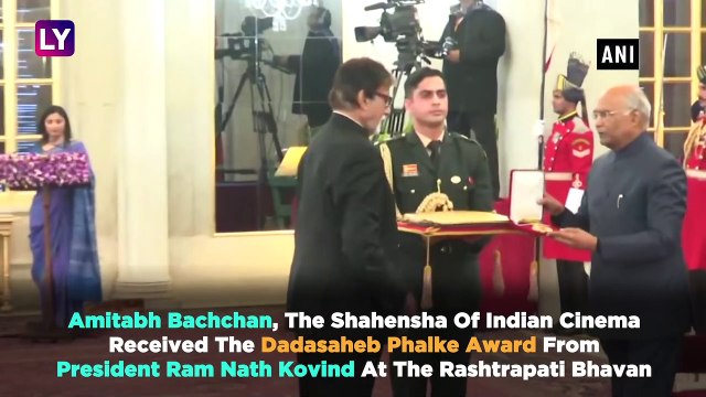 Amitabh Bachchan Honoured With Dadasaheb Phalke Award, Expresses Gratitude