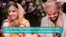 Virat Kohli-Anushka Sharma 2nd Wedding Anniversary: The Power Couple Which Gives Us Travel Goals
