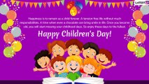Happy Children's Day 2019 Wishes: Messages, Quotes and Images to Send Greetings of Bal Divas
