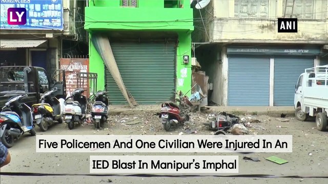 Watch: CCTV Footage Of IED Blast At Thangal Bazaar Area In Imphal, Manipur