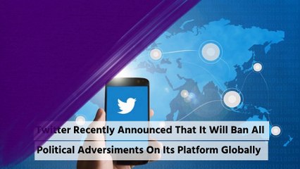 Twitter CEO Jack Dorsey Announces Ban On All Political Ads Starting This November