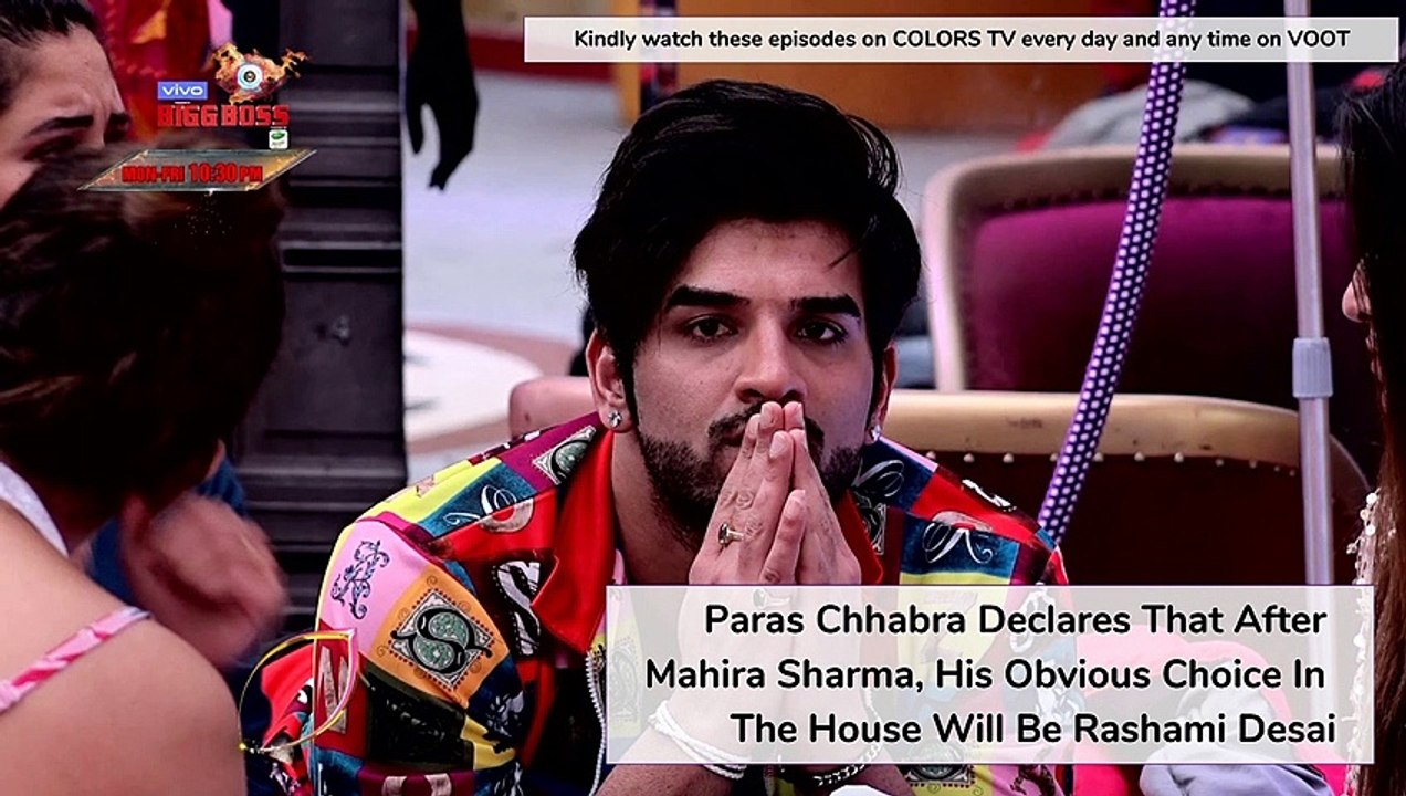 Bigg Boss 13 Episode 23 Update 31 Oct 2019 Paras Chhabra Mahira Sharma Are Safe