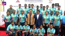 Tamil Nadu: Sports Minister Kiren Rijiju Inaugurates Hockey Turf In Chennai