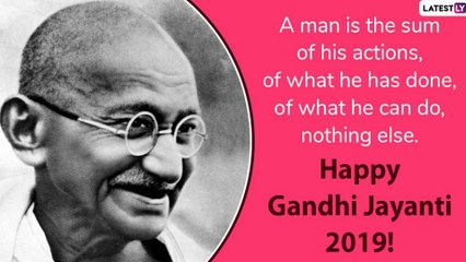 Gandhi Jayanti 2019 Wishes: WhatsApp Messages, Quotes & SMS to Send on His 150th Birth Anniversary