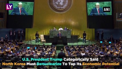 U.S. President Donald Trump Goes After China And Iran In A Monotone Yet Aggressive UN Speech
