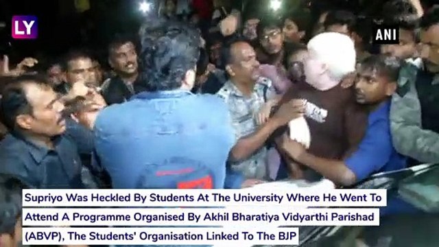 Babul Supriyo Heckled By Students At Jadavpur University, West Bengal Governor Rushes To Rescue