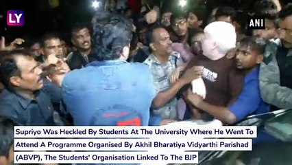 Babul Supriyo Heckled By Students At Jadavpur University, West Bengal Governor Rushes To Rescue