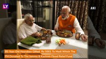 PM Narendra Modi Meets Mother On His 69th Birthday, Seeks Blessings & Receives A Gift Of Rs 5001
