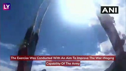 Download Video: Indian Army Conducts Exercise In Eastern Ladakh In The Presence Of Northern Army Commander