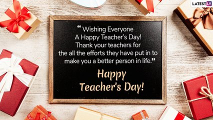 Teachers Day 2019 Greeting Cards: Wish Your Guru With These Images and Posts