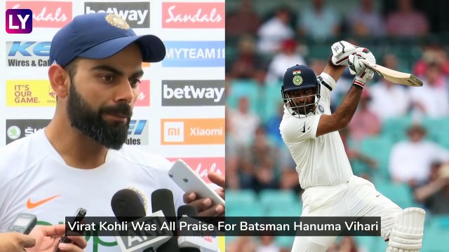 Virat Kholi Lauds Hanuma Vihari, Calls Him Find Of The India VS West Indies Test Series 2019