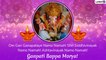Ganesh Chaturthi 2019: Messages in Hindi, WhatsApp Greetings, SMS, Quotes to Wish During Ganeshotsav