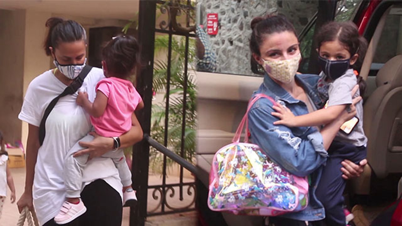 Neha Dhupia & Soha Ali Khan enjoys outing with their daughters; Watch Video | FilmiBeat