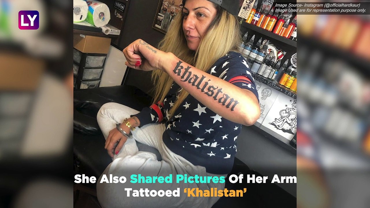 Rapper Hard Kaur Shares Video On Her Social Media Supporting The Khalistan Movement