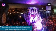 Ganesh Festival: Devotees Gear Up For The 10-Day-Long Celebration In Surat, Gujarat