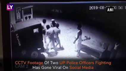 Viral Video Of Two UP Police Officials Show Them In A Brawl