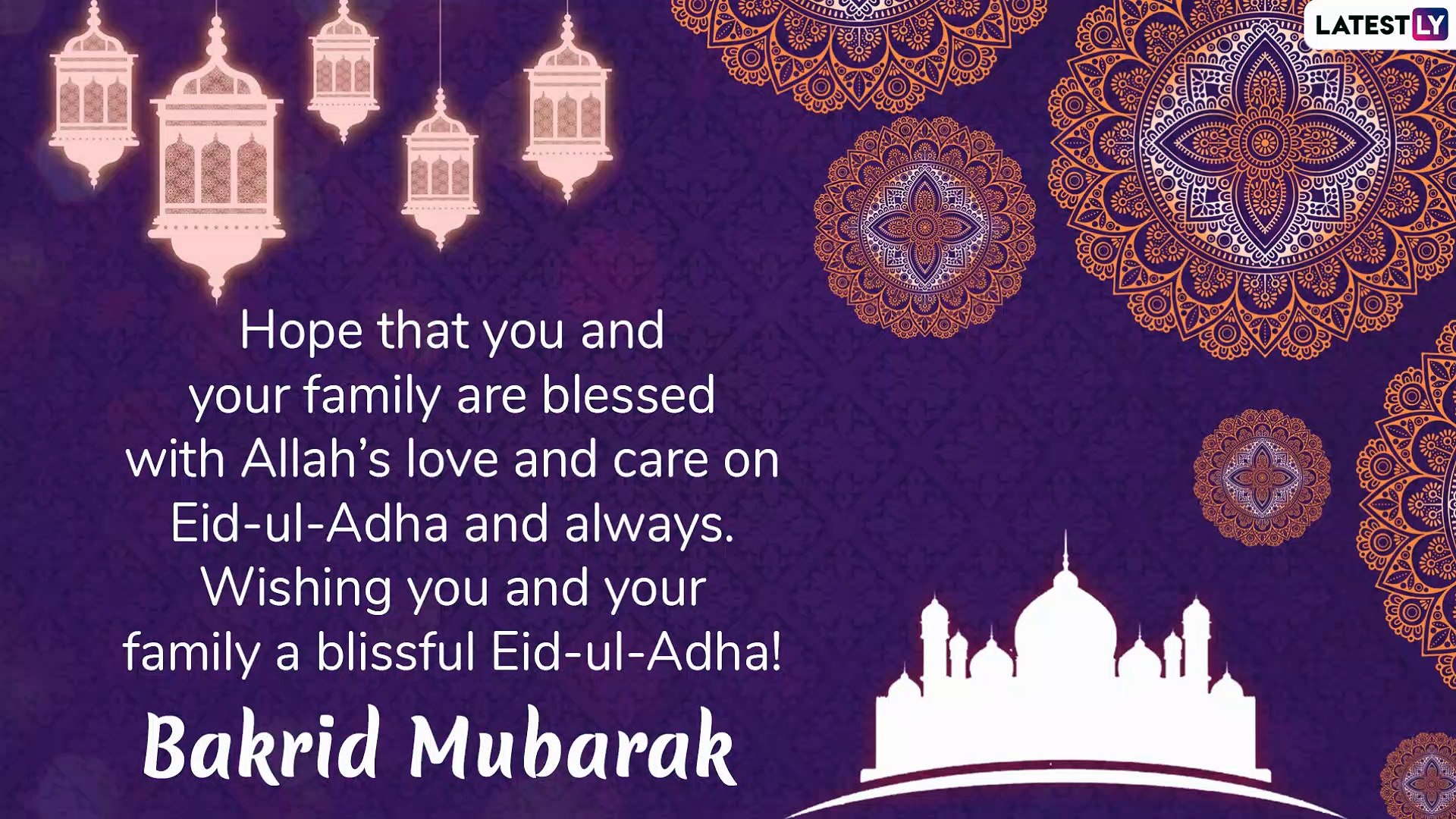 ⁣Eid al-Adha 2019 Messages: Bakrid Mubarak Greetings, Images & Wishes to Send on This Festive Day