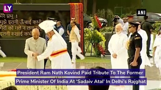 Atal Bihari Vajpayee 1st Death Anniversary: President Ram Nath Kovind, PM Narendra Modi Pay Tribute