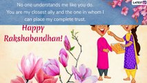 Raksha Bandhan 2019 Messages: Images, Quotes and Greetings to Send Happy Rakhi Wishes