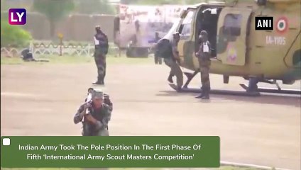 India Secures First Place In First Phase Of Fifth International Army Scout Masters Competition
