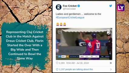 Pavel Florin Is Ruling the Internet With His Hilarious Bowling Action in European T10 Cricket League