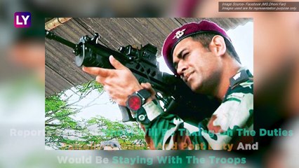 MS Dhoni, To Join His Army Battalion in Kashmir From July 31, Will Perform Patrolling & Guard Duties