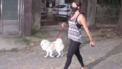 Malaika Arora steps out for a evening walk with her pet; Watch Video | FilmiBeat