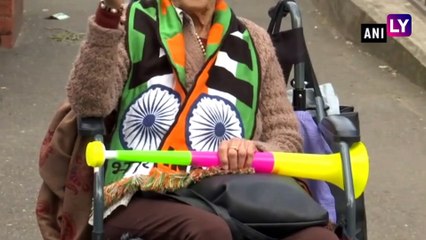 87-Year-Old Fan Steals the Limelight During India-Bangladesh World Cup Match at Edgbaston