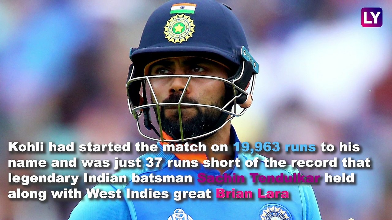 Virat Kohli is The Fastest Batsman to Score 20,000 Runs in International Cricket