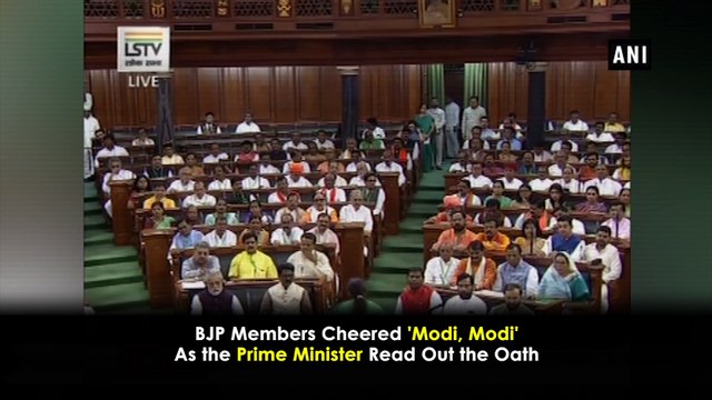 Narendra Modi Takes Oath As Lok Sabha MP Amid ‘Modi, Modi Chants and Cheers