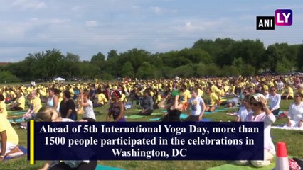 International Day of Yoga 2019: More Than 1500 People Perform Yoga in the US