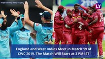 England vs West Indies, ICC Cricket World Cup 2019 Match 19 Video Preview