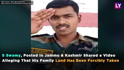 Telangana Soldier Claims Land Grabbed, Family Threatened in a Video Message