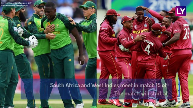 South Africa vs West Indies, ICC Cricket World Cup 2019 Match 15 Video Preview