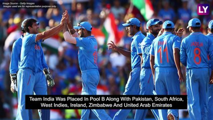 CWC 2019: A Look Back At How India Fared At The Last Edition Of ICC Cricket World Cup