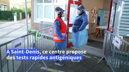 "15 minutes après, on a le résultat": à Saint-Denis, un centre propose des tests rapides antigéniques