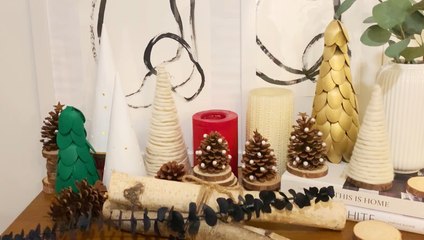 3 DIY Decorative Christmas Trees