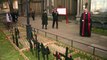 Duchess of Cornwall places cross at the Field of Remembrance