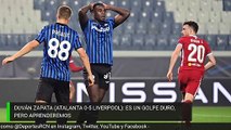 Duván Zapata tras Atalanta 0-5 Liverpool