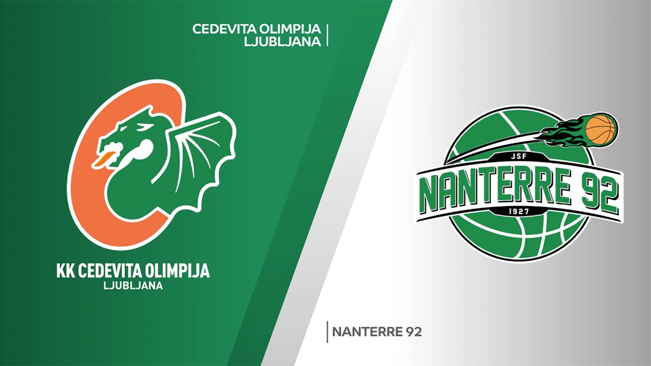 Cedevita Olimpija Ljubljana - Nanterre 92 Highlights | 7DAYS EuroCup, RS Round 6
