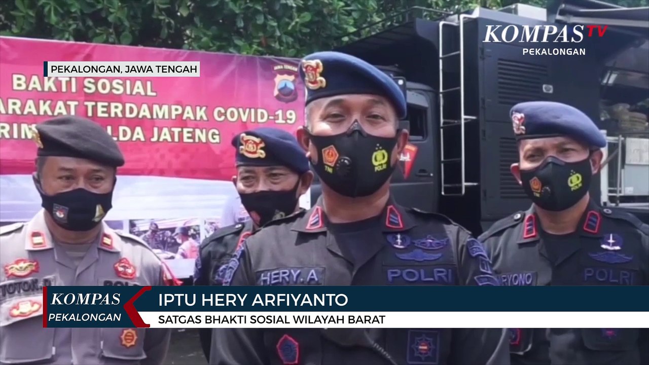 Brimob Dirikan Dapur Umum Bagi Korban Covid-19