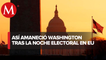 Ambiente tras elecciones en EU: Washintong DC amanece con calma y con negocios cerrados